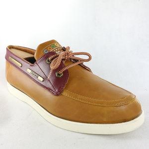 Vintage COOGI 2-Tone Leather 2-eye Boat Shoes